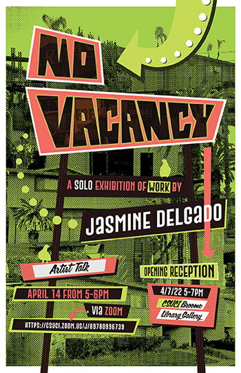 No Vacancy Exhibition poster